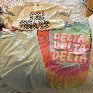 Tri Delta St. Lawrence University Bundle of Crewneck Tees